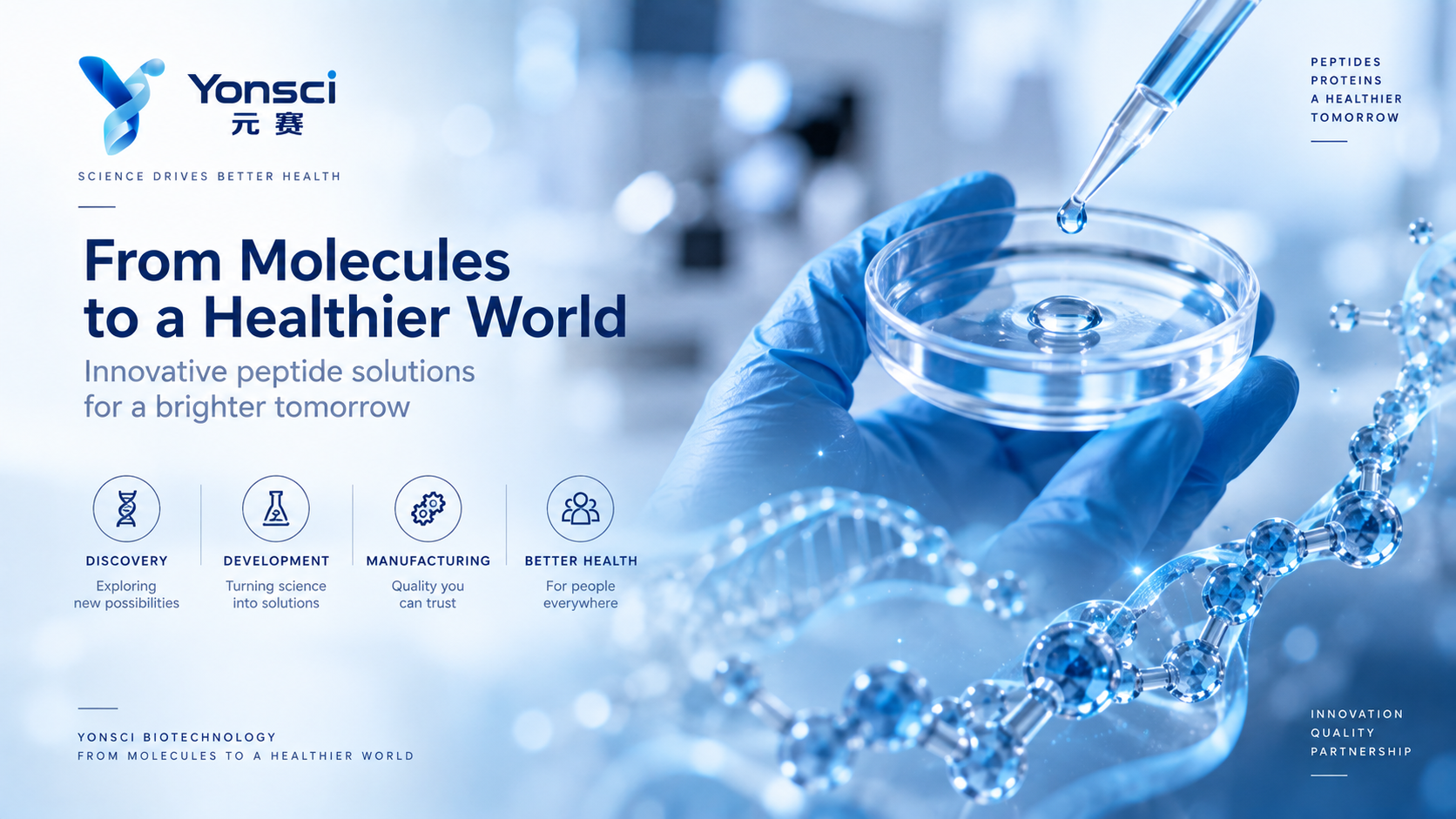 From Molecules to a Healthier World From Molecules to a Healthier World